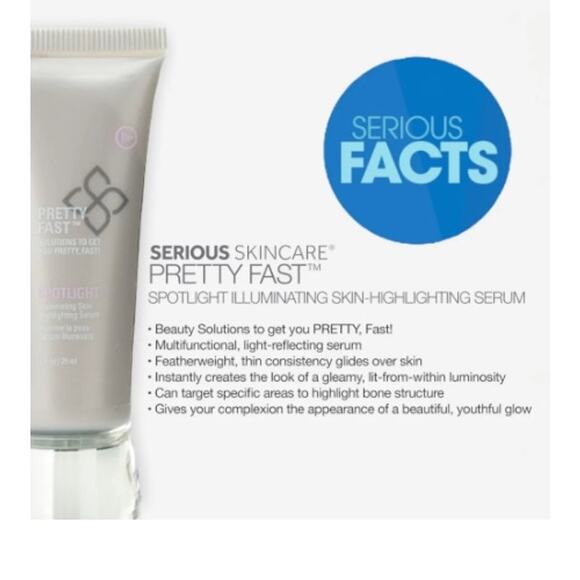 Serious Skincare Pretty Fast Spotlight Illuminating Skin Highlighting Serum 29ml - Picture 2 of 11